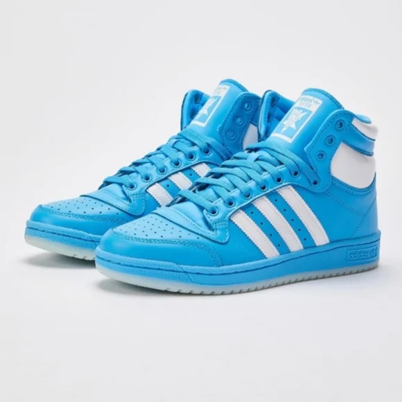 Adidas top ten hi blue on sale